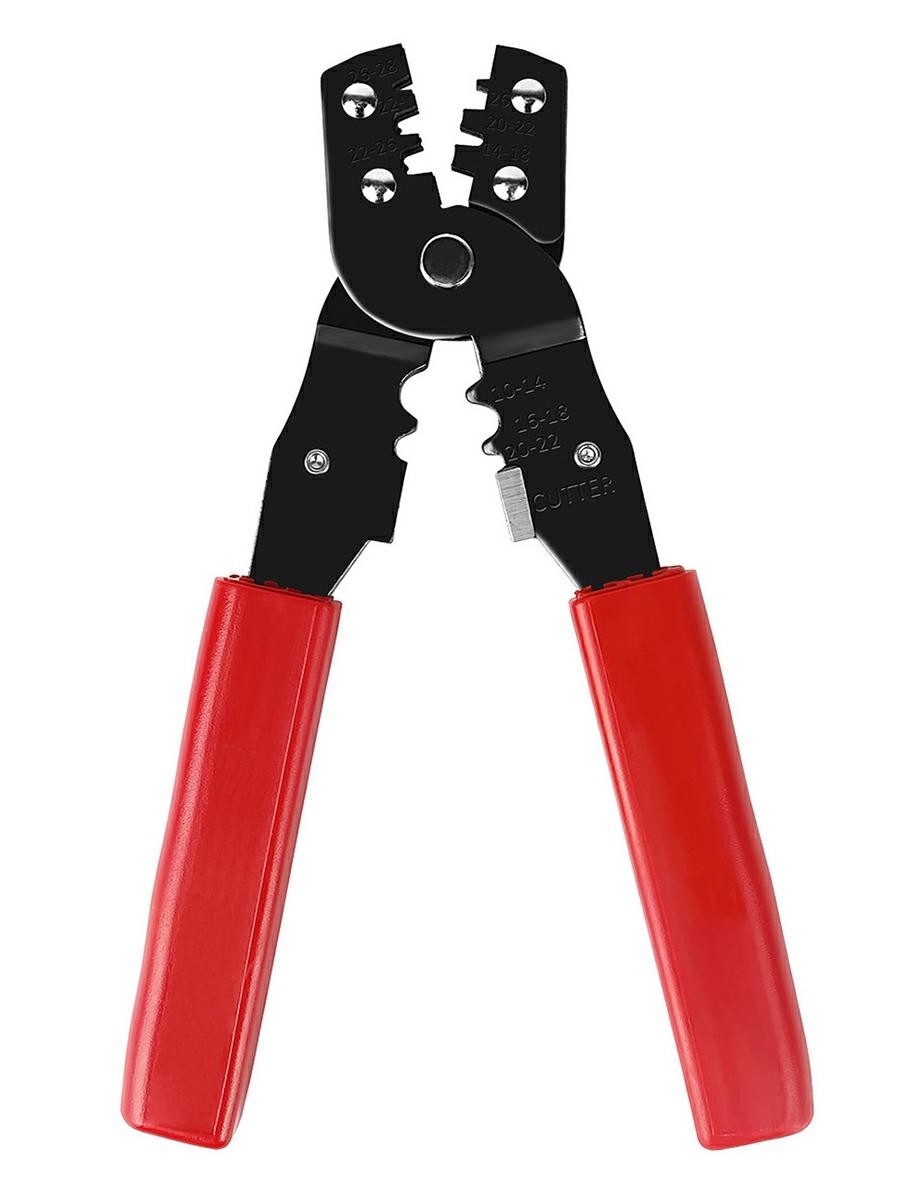 Cleste sertizare cabluri, 22-26 AWG, 14-18 / 20-22, 10-14 / 16-18 / 20-22, 300g, 18,2 x 12cm, rosu/negru - imagine 8